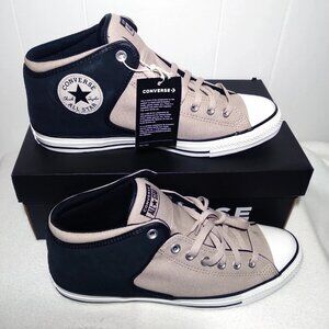 Converse CTAS High Street Mid Top Shoes Papyrus Black A14294C Mens Size 11.5 NEW